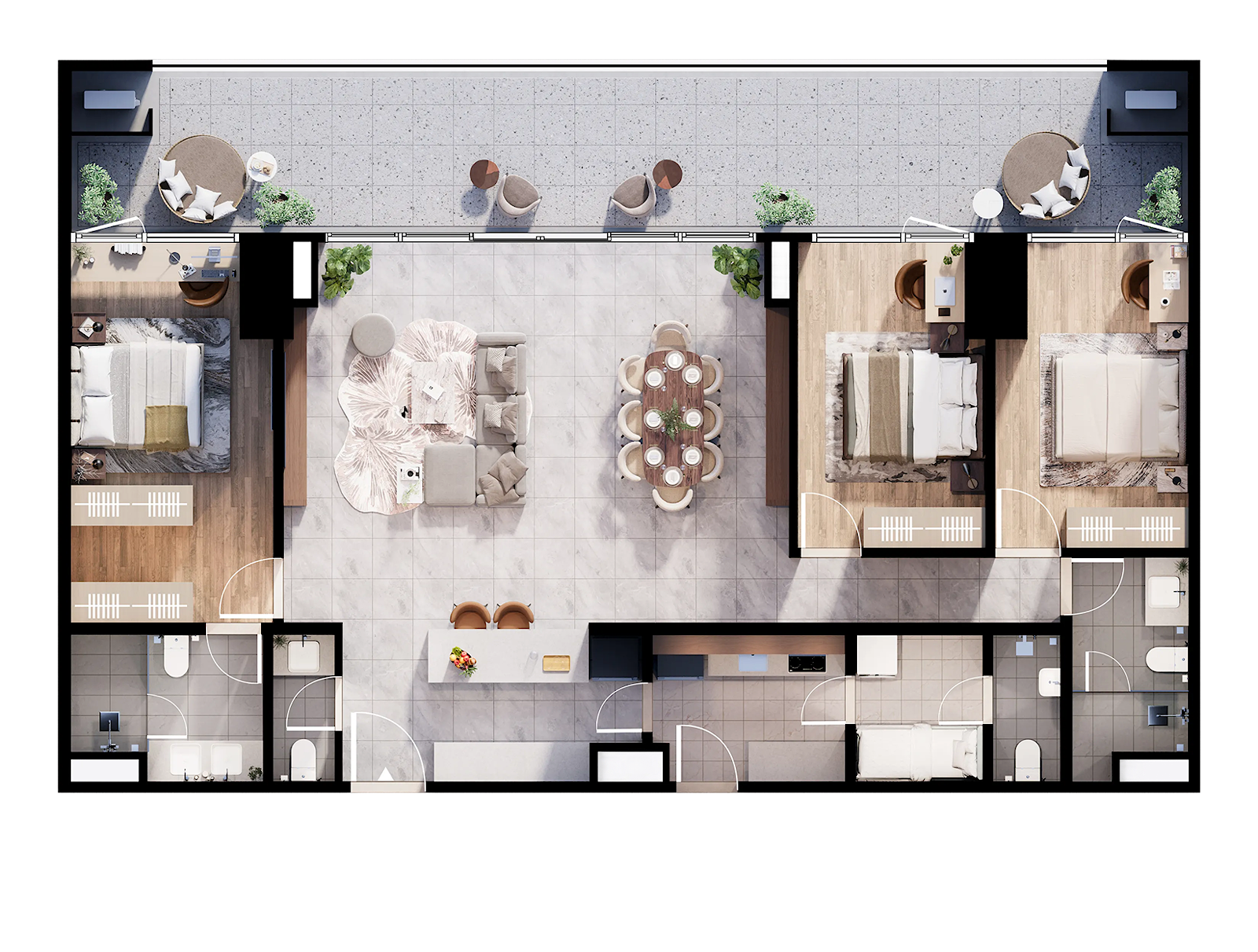 Garden Unit floor plan thumbnail